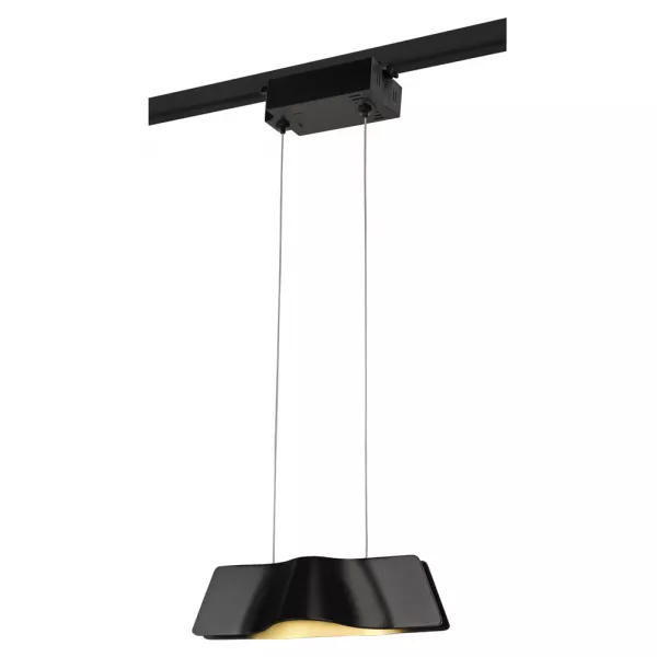 SLV - WAVE PENDANT, noir, LED 9W, 3000K, adapt 1 all inclus (144000)