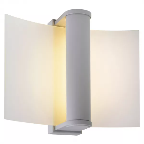 SLV - ZENIT 25, applique et plafonnier, gris argent verre satin�, SMD LED 6W (151884)