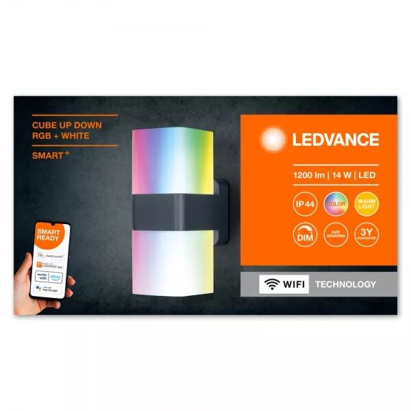 smart wifi cube wall updown rgbw gr  ldv (4058075478077)