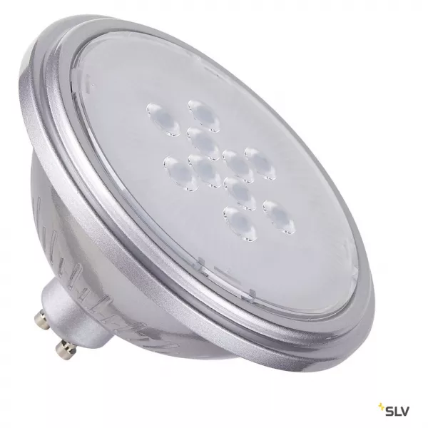 Source LED QPAR111, GU10, argent, 7,3W, (1005291)