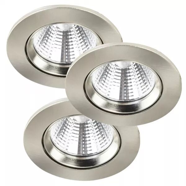 Spot encastr� - FREMONT 3-kit - M�tal - Bross� Nickel - LED Module Incl. (47580132)