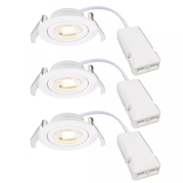 Spot encastr� - MONOLO 3-kit - Mati�re plastique - Blanc - LED Module Incl. (2510310101)