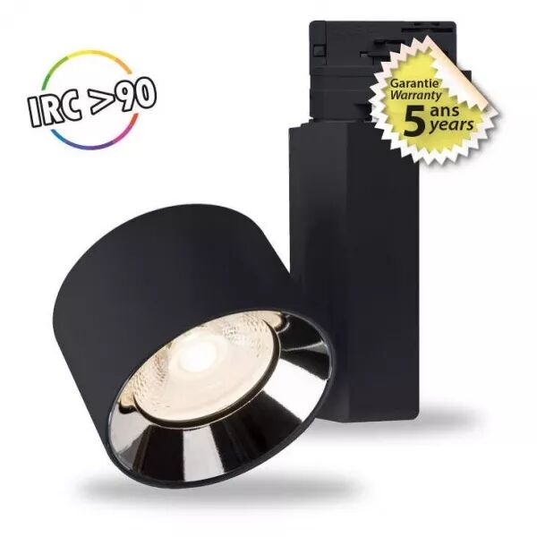 SPOT RAIL 10W NOIR 3000K 5A (83192)