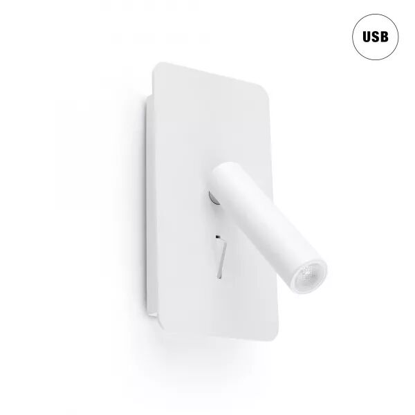 Suau Led Lampe Applique Blanche Usb (62117)