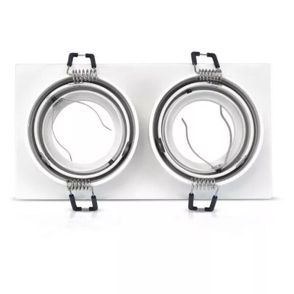 SUP SPOT ROND DOUBLE BLANC (7717)