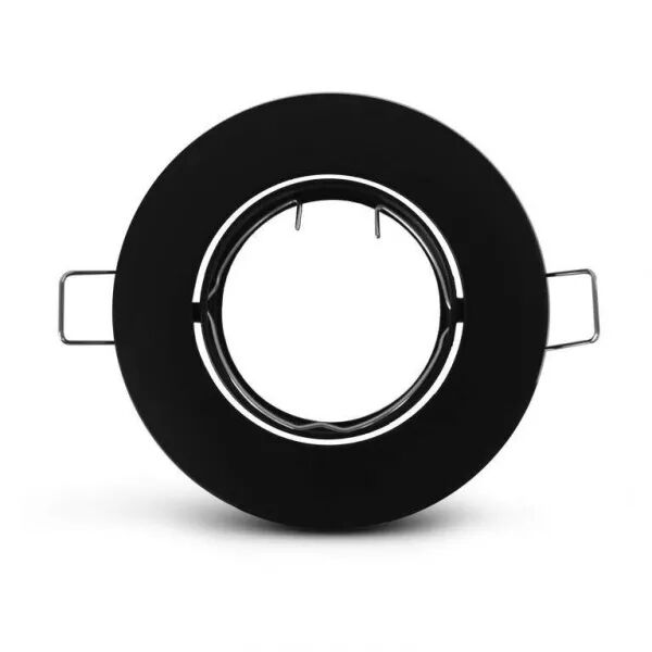 SUPPORT SPOT ROND NOIR 92 mm (77030)