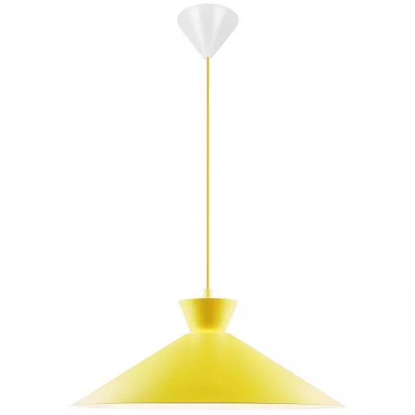 Suspension - DIAL - M�tal - Jaune -  E27 (2213353026)