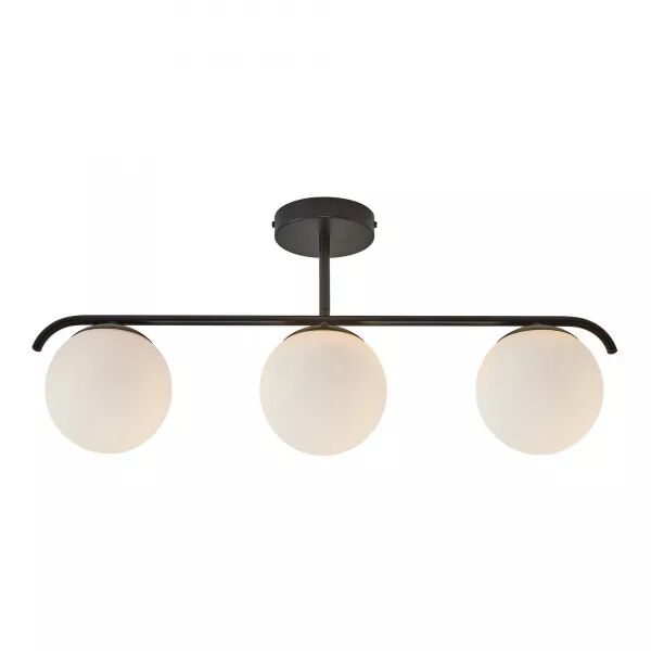 Suspension - GRANT X3 - Verre - Noir -  E14 (2010583003)