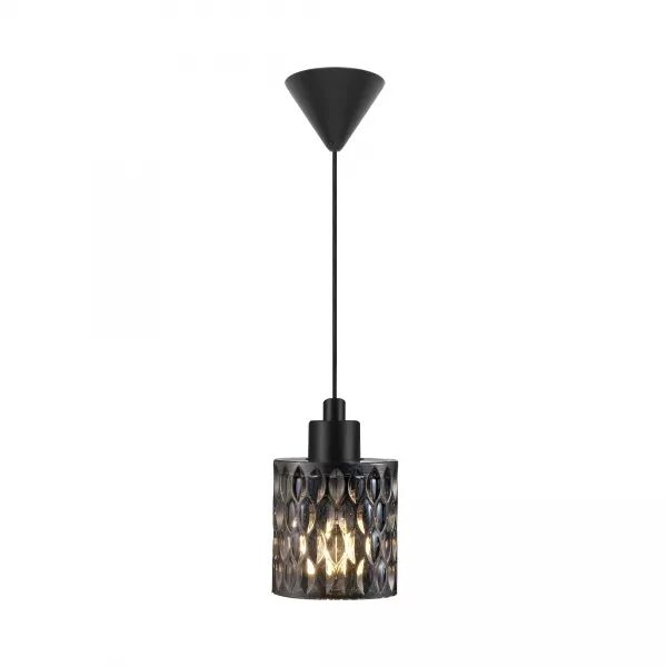 Suspension - HOLLYWOOD - Verre - Fum� -  E27 (46483047)