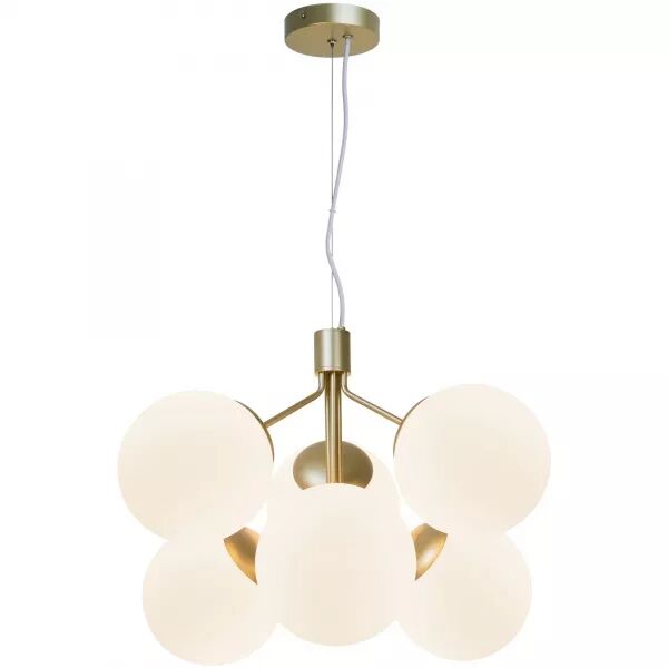 Suspension - IVONA X6 - Verre - Laiton -  E27 (2112163035)