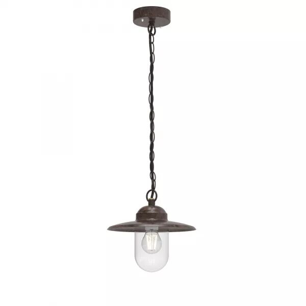Suspension - LUXEMBOURG - M�tal - Couleur rouille -  E27 (72805009)