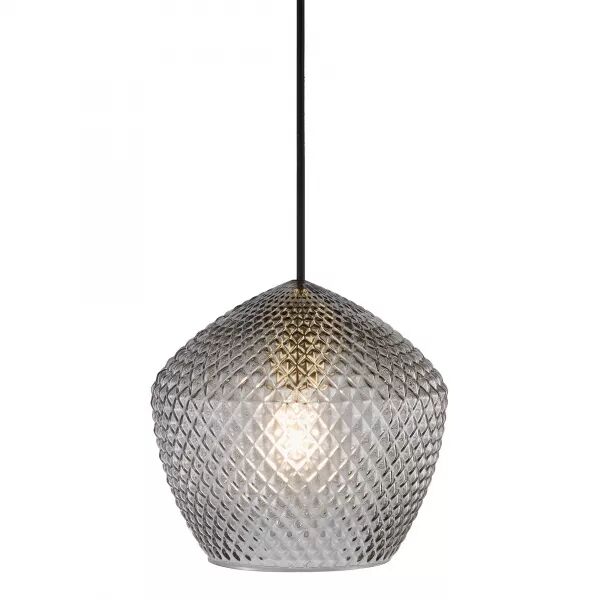 Suspension - ORBIFORM - Verre - Gris -  E27 (2010673047)