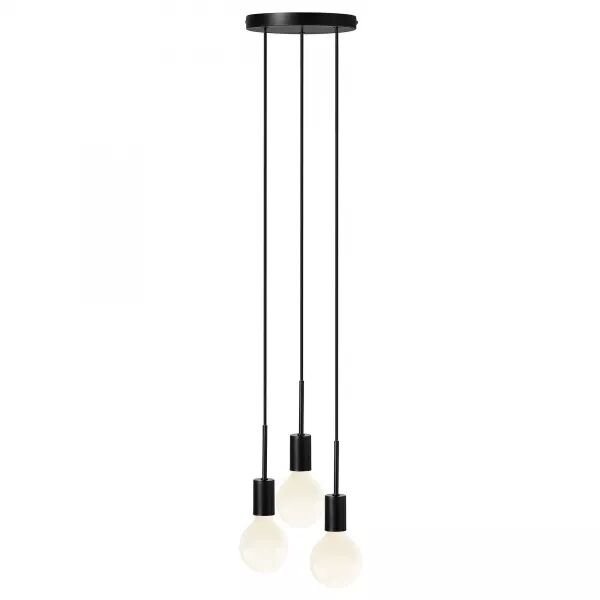 Suspension - PACO X3 - M�tal - Noir -  E27 (2112063003)