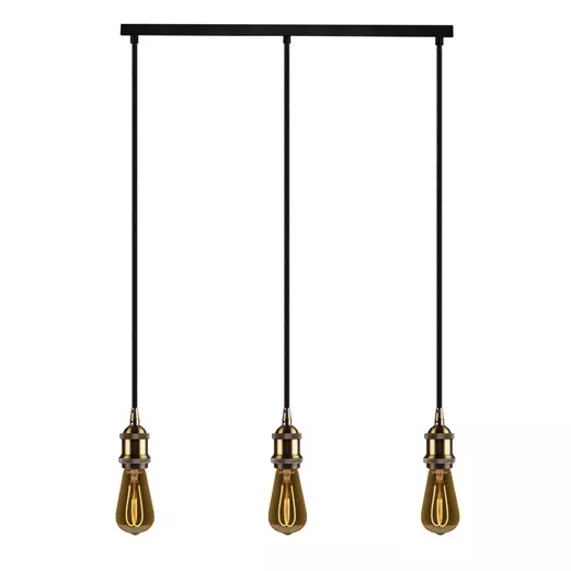 Suspension SylPendant Vintage TRIO en m�tal lisse E27 (0044403)