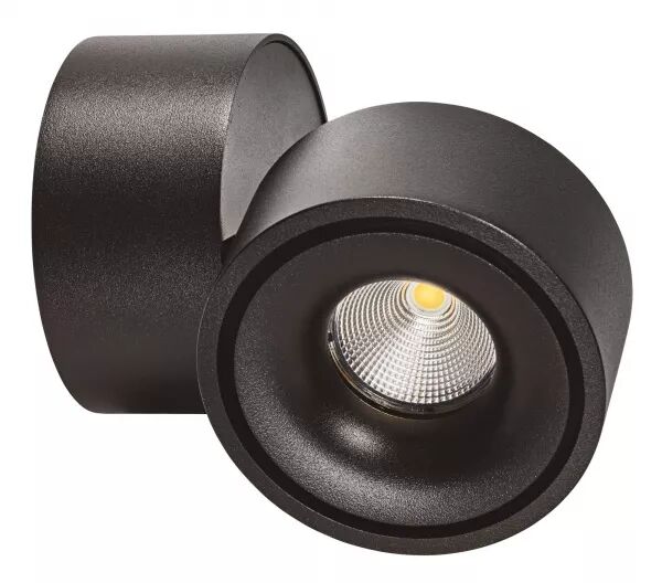 TAHITI - Appl. Mur orient., noir, LED 13W 3000K 1100lm, variable (50840)