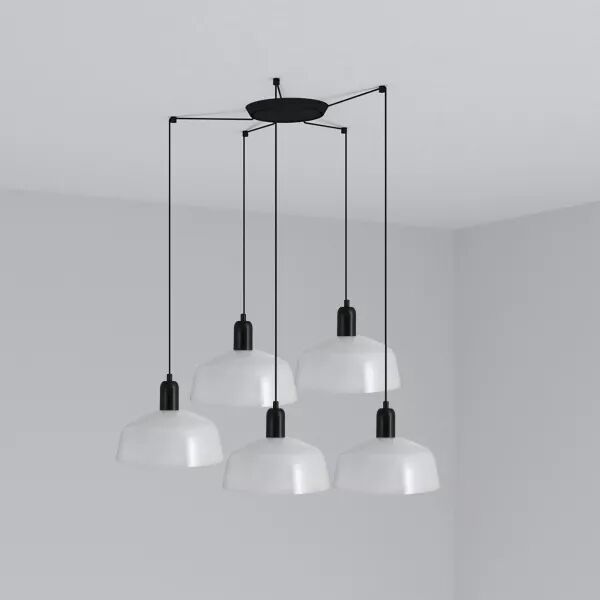 Tatawin M 5L Lampe suspension blanche (20340-119-5L)