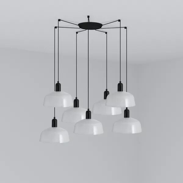 Tatawin M 7L Lampe suspension blanche (20340-119-7L)