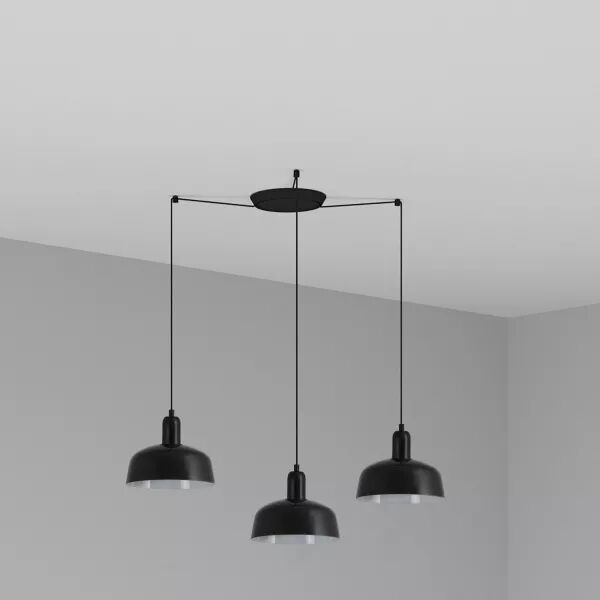 Tatawin S 3L Lampe suspension noire (20340-117-3L)