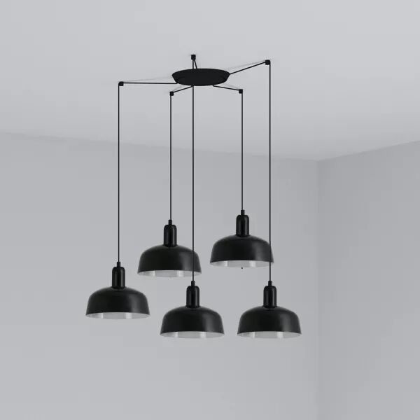 Tatawin S 5L Lampe suspension noire (20340-117-5L)