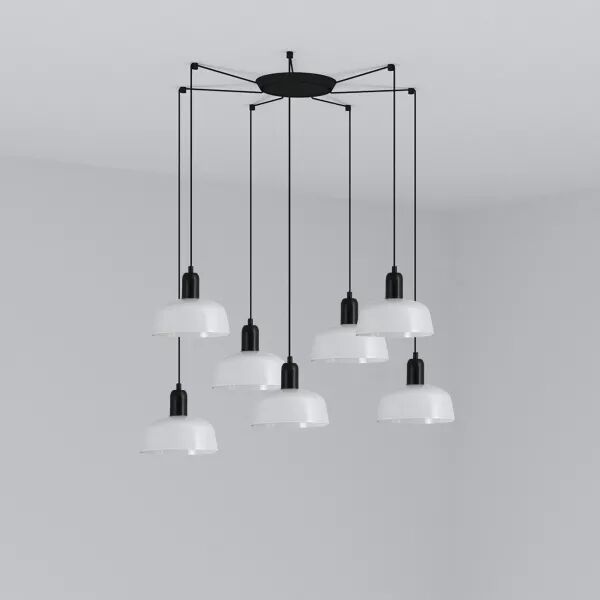 Tatawin S 7L Lampe suspension blanche (20340-116-7L)