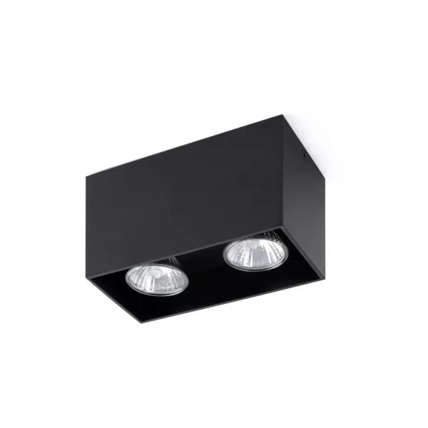 Tecto-2 Plafonnier Noire Gu10 (63273)
