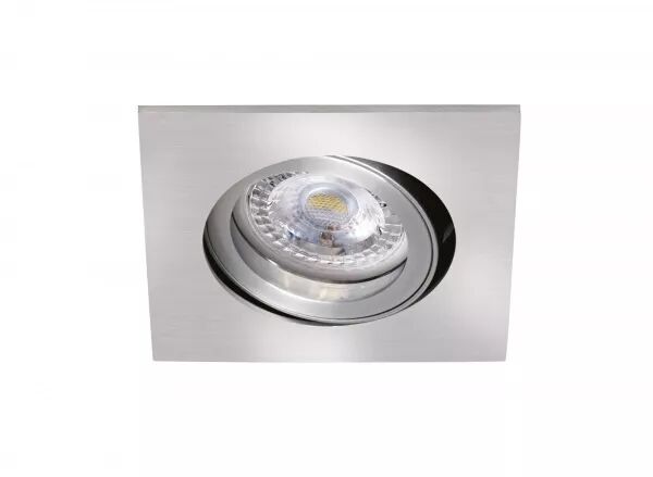 TIPO - Encastr� GU10, carr�, orientable, alu, a/lpe LED 6W 4000K 500lm incl. (51129)