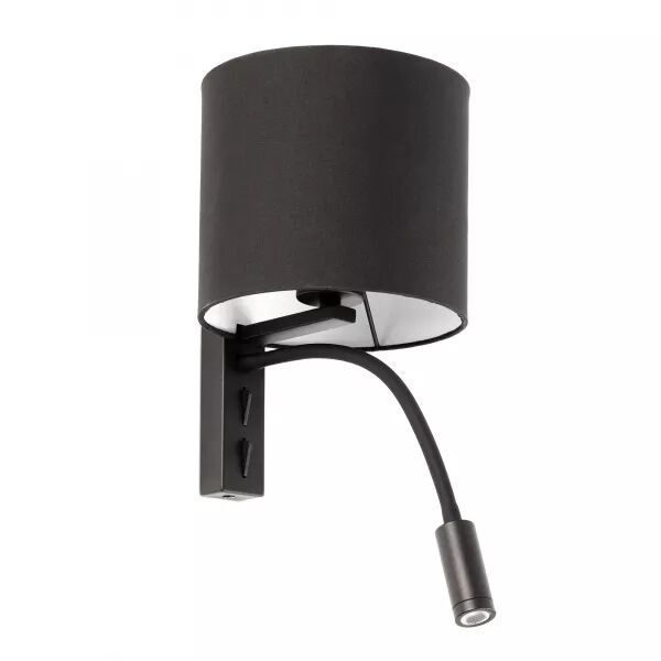 Tira Lampe Applique Noire Avec Lecteur (64323)