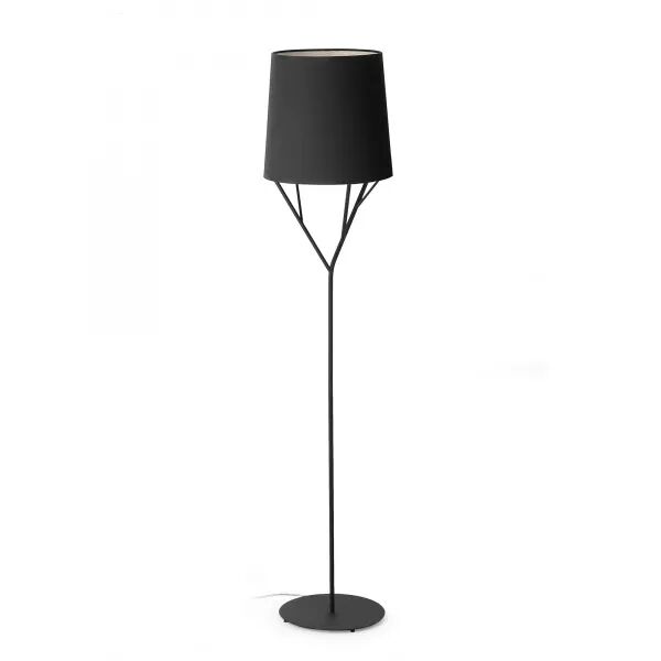 Tree Lampadaire Avec Une Noir 1L (29868)