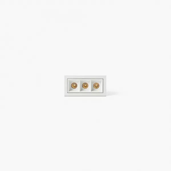 TROOP encastrable 3x2W blanc-blanc 15� (43701940111)
