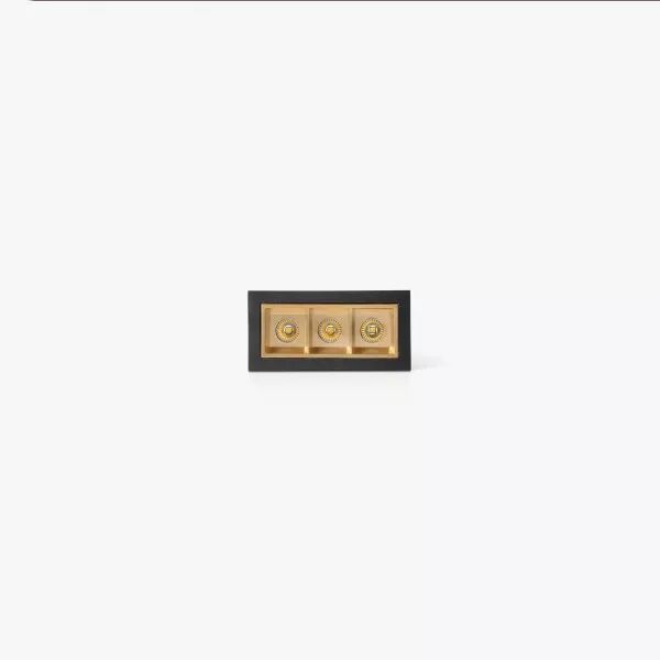 TROOP encastrable 3x2W noir-or 15� (43701930124)