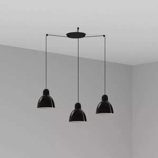 Venice 3L Lampe suspension noire (64255-112-3L)