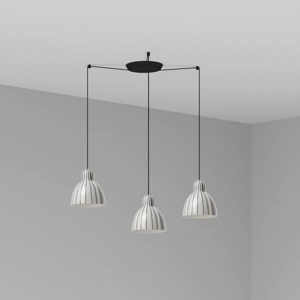 Venice 3L Lampe suspension rayures (64255-114-3L)