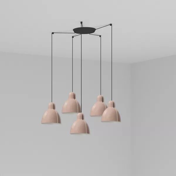 Venice 5L Lampe suspension rose (64255-113-5L)