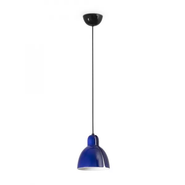 Venice Lampe suspension bleu cobalt (64259)