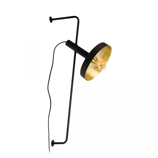 Whizz Lampe Applique Noire/Or (20165-95)